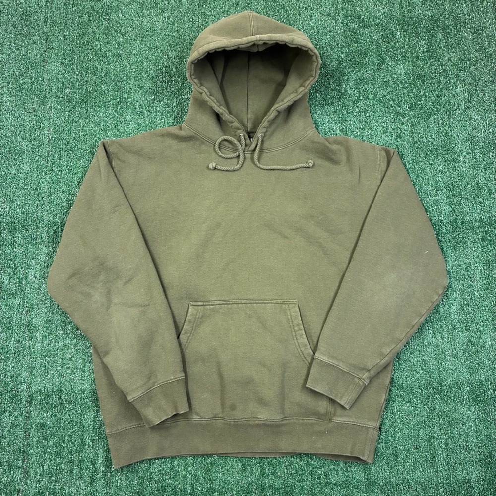 Y2K Independent Trading Company Hoodie Olive Green Mens L